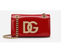 Phone Bag 3.5 In Pelle Di Vitello Lucida - Donna Borse Mini Micro E Pochette Rosso Pelle