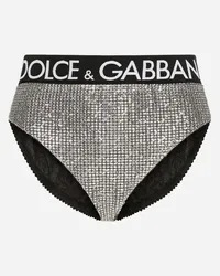 Dolce & Gabbana Slip Alto - Donna Intimo Argento Argento