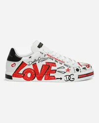 Dolce & Gabbana Portofino Love Dg Sneakers - Uomo Sneaker Multicolore Multicolore