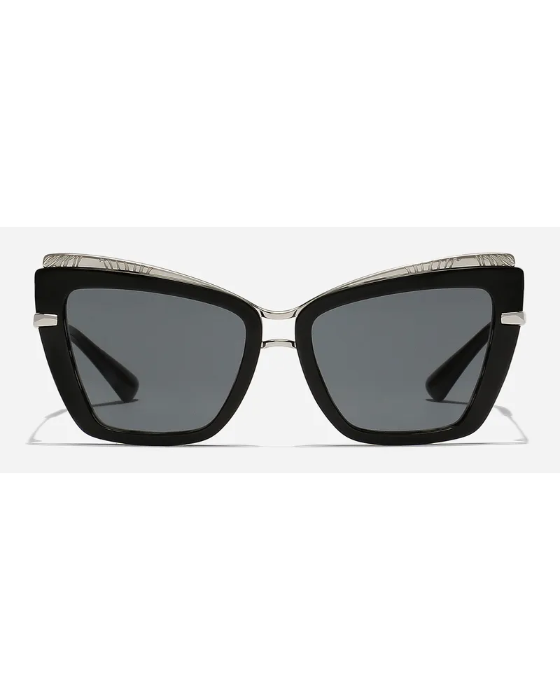 Dolce & Gabbana Occhiali Da Sole Metal Print - Donna Occhiali Da Sole Nero Acetato Generic