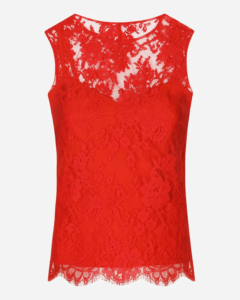 Dolce & Gabbana Top - Donna Camicie E Top Rosso Rosso