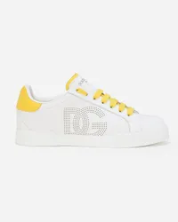 Dolce & Gabbana Sneaker Portofino In Pelle Di Vitello - Donna Sneaker Multicolore Multicolore