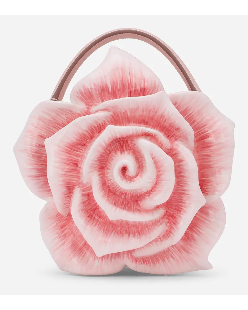 Dolce & Gabbana Borsa Dolce Box Rosa In Resina - Donna Borse A Mano Multicolore Multicolore
