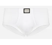 Slip Brando - Uomo Intimo E Loungewear Bianco Cotone
