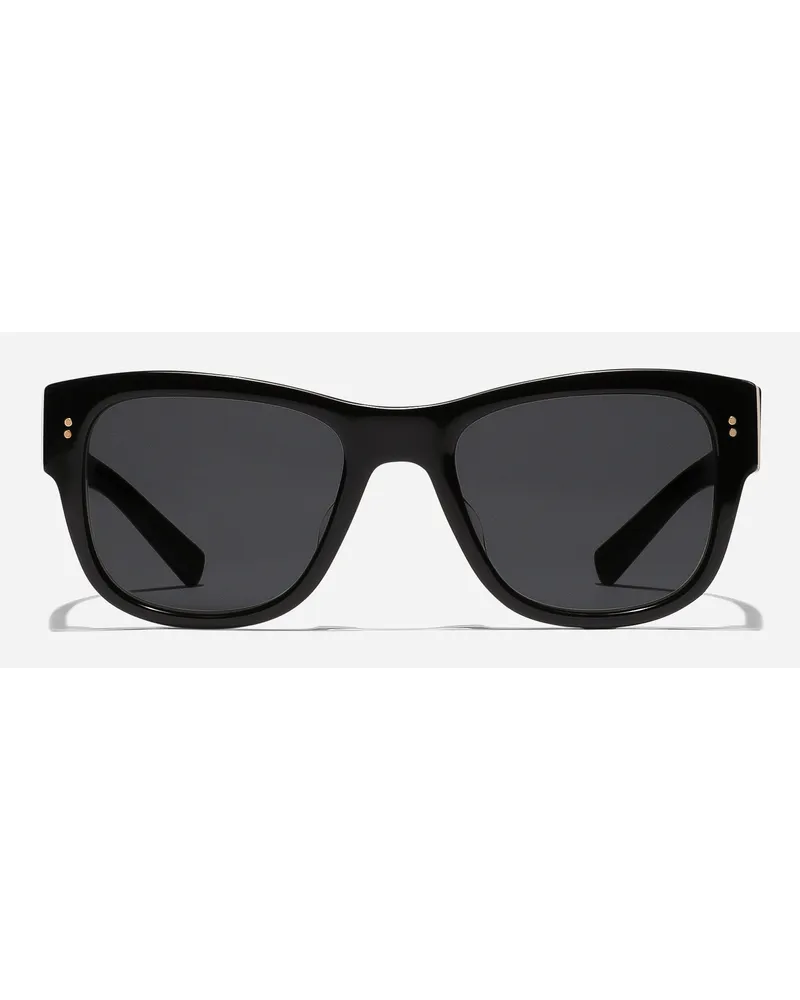 Dolce & Gabbana Occhiali Da Sole Domenico - Uomo Icons Nero Acetato Generic