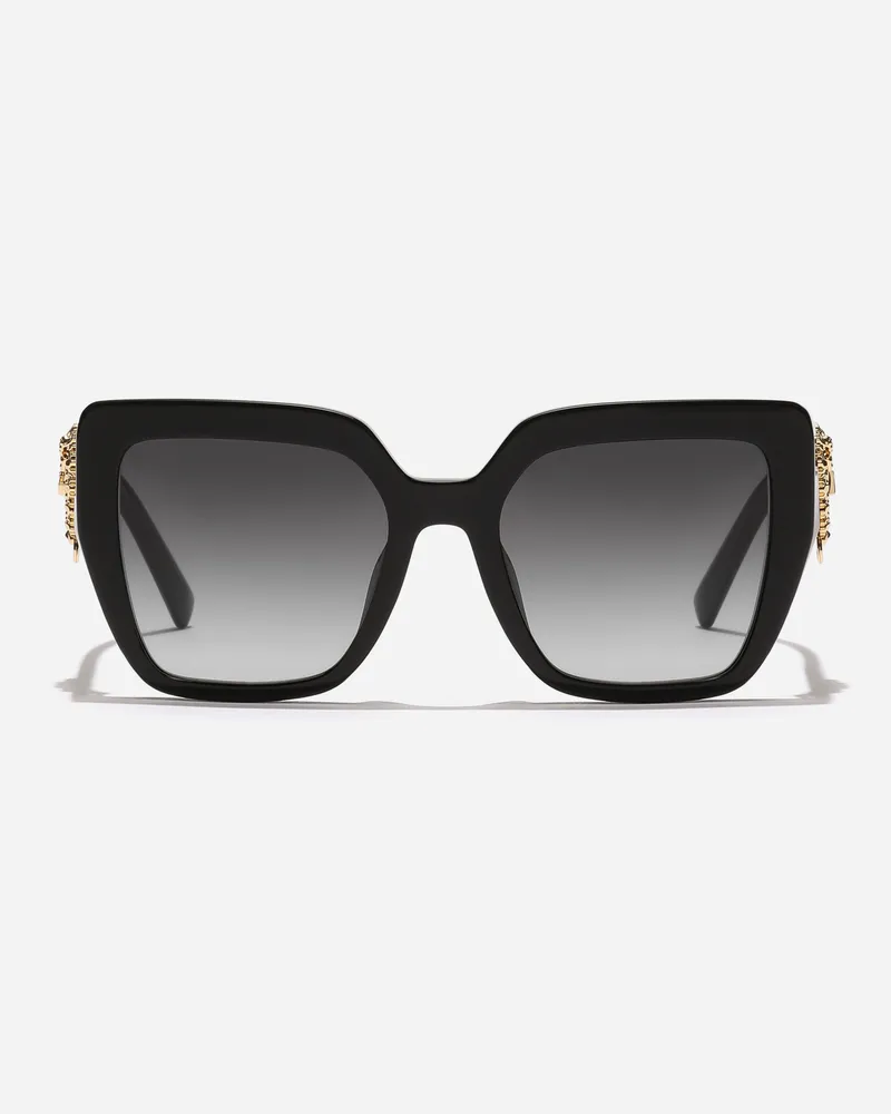 Dolce & Gabbana Occhiali Da Sole Devotion - Donna Novità Nero Acetato Generic