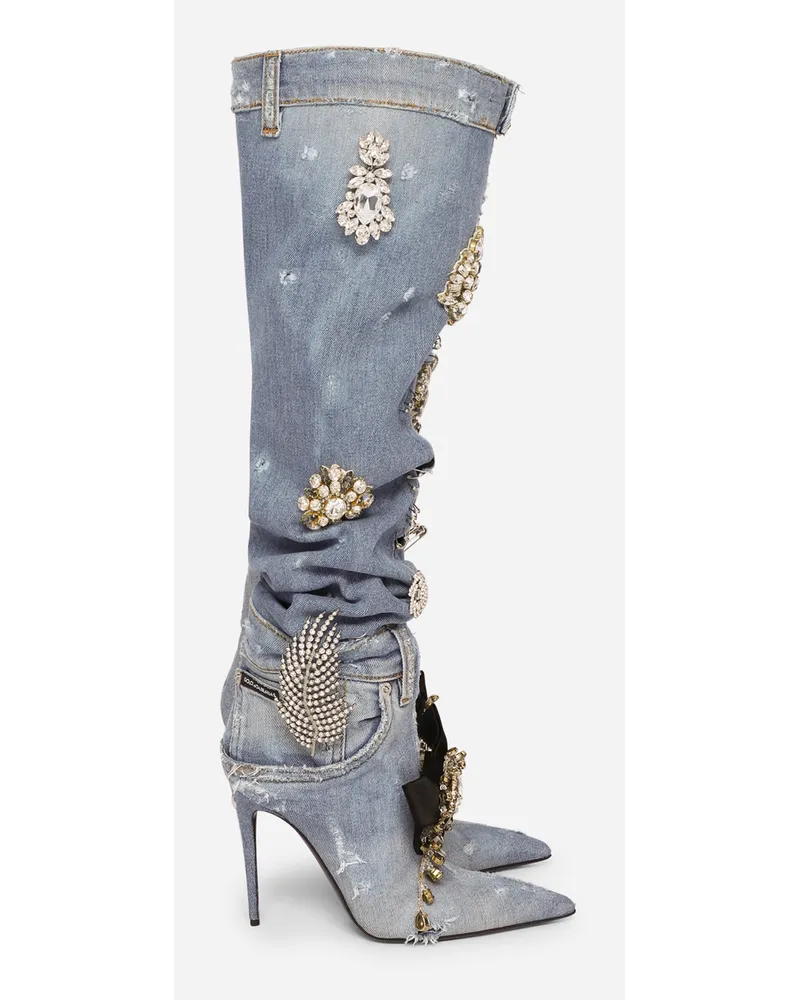 Dolce & Gabbana Stivale - Donna Stivali E Stivaletti Blu Blu