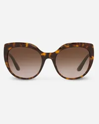 Dolce & Gabbana Dg Crossed Sunglasses - Donna Icons Avana Generic