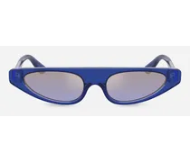 Re-edition Sunglasses - Donna Novità Blu Opalino Acetato