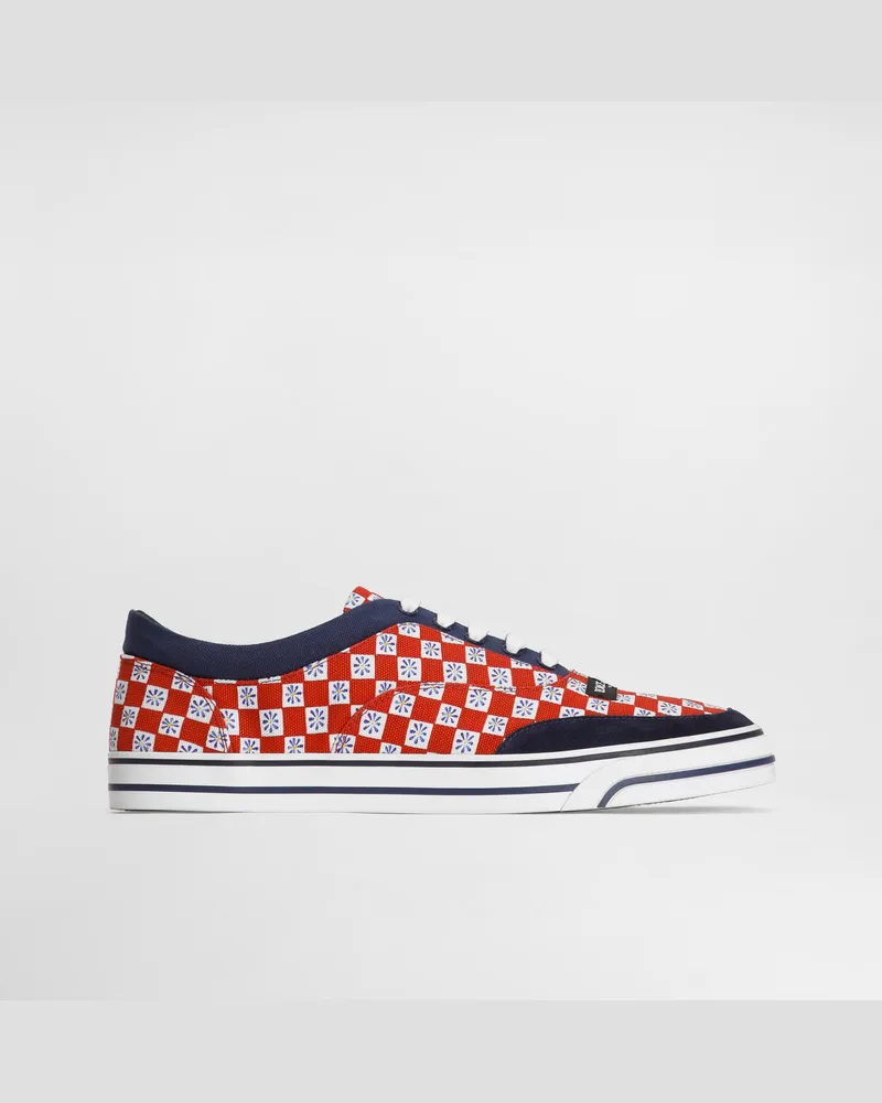 Dolce & Gabbana Sneaker Dg Sailing In Canvas Stampa Carretto - Uomo Sneaker Multicolore Multicolore