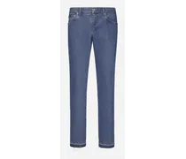 Jeans Slim Denim Stretch Blu - Uomo Denim Multicolore
