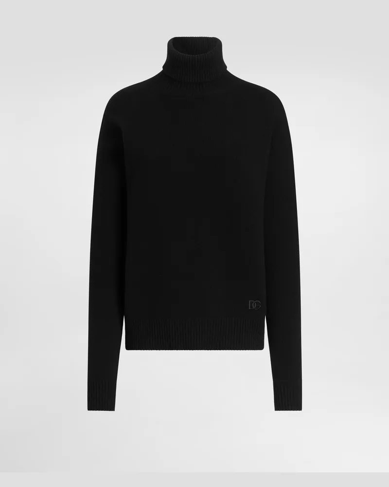 Dolce & Gabbana Dolcevita In Lana - Donna Maglioni E Cardigan Nero Nero