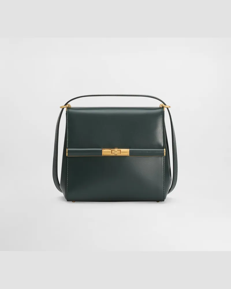 Dolce & Gabbana Borsa City Marlene In Pelle Di Vitello Palmellato - Donna Borse A Spalla E Tracolla Verde Foresta