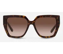 Dolce & Gabbana Dg Crossed Sunglasses - Donna Novità Avana Generic