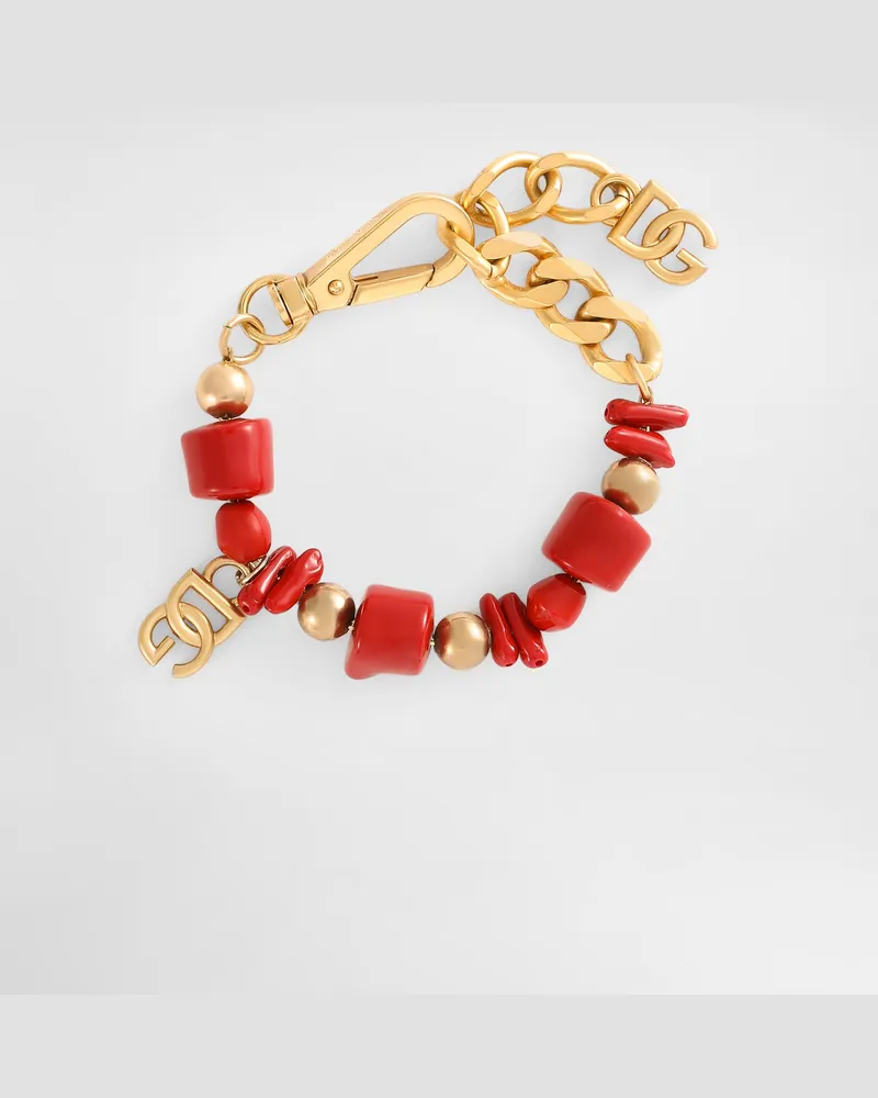 Dolce & Gabbana Bracciale Corallo - Uomo Bijoux Oro Metallo Oro