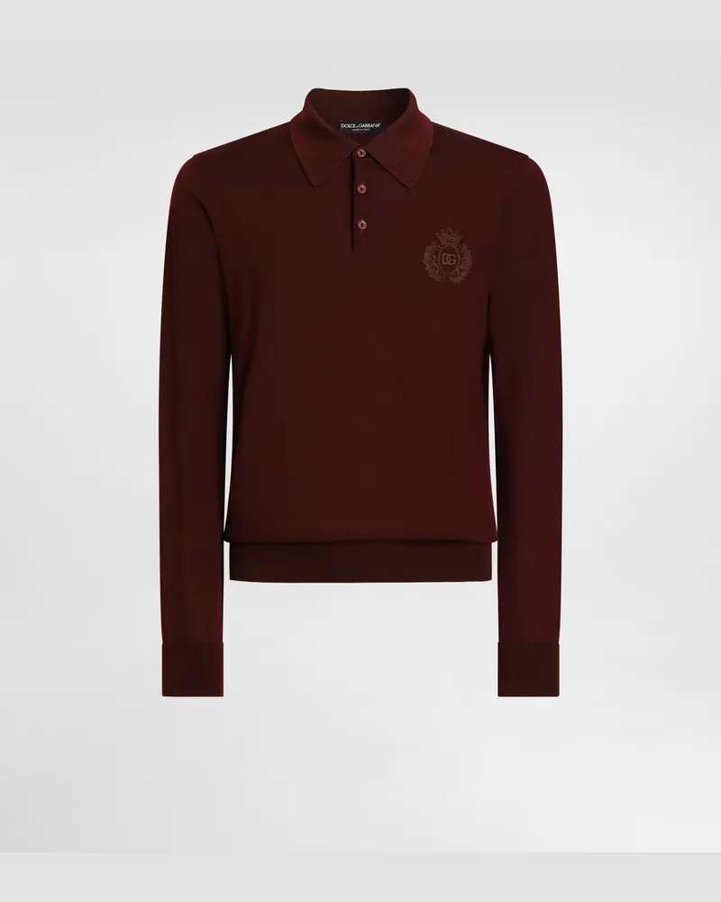 Dolce & Gabbana Polo In Maglia Con Ricamo - Uomo Collection 