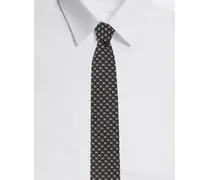 Cravatta Pala 8cm In Seta Jacquard Con Logo Dg - Uomo Cravatte E Pochette Multicolore Seta
