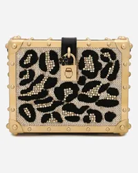 Dolce & Gabbana Borsa Dolce Box In Raso Con Ricamo - Donna Borse A Mano Multicolore Viscosa Naturale