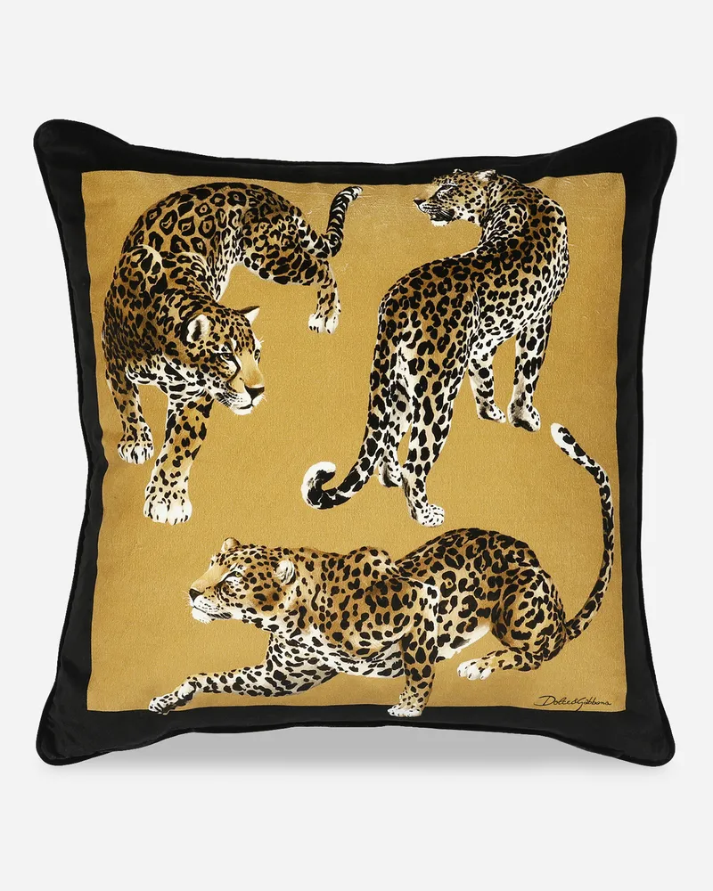 Dolce & Gabbana Velvet Cushion Medium - Cuscini Medi Multicolore Multicolore