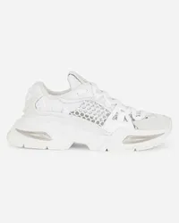 Dolce & Gabbana Sneaker Air Master In Mix Materiali - Donna Sneaker Bianco Bianco