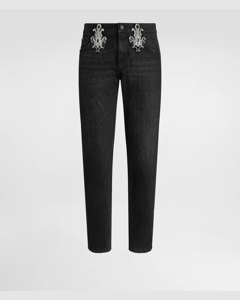 Dolce & Gabbana Pantaloni In Denim - Uomo Denim Multicolore Variante