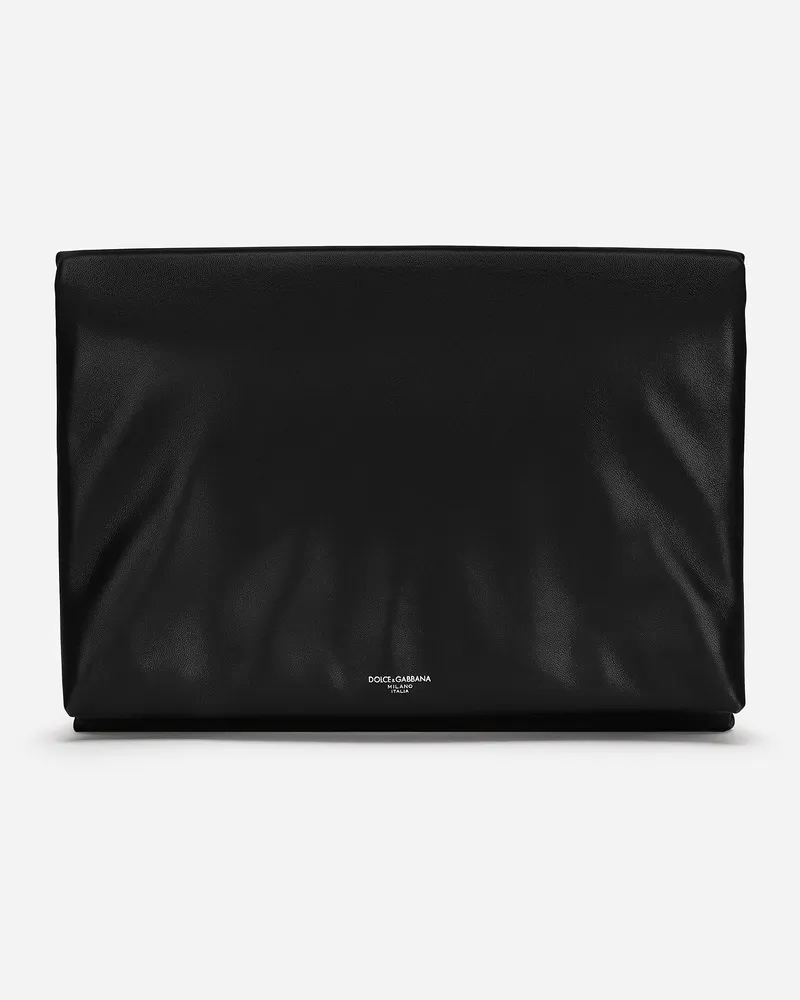 Dolce & Gabbana Borsa A Tracolla In Nappa - Uomo Borse A Tracolla Nero Pelle Nero
