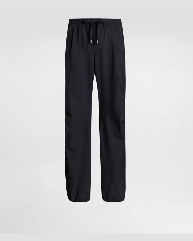 Dolce & Gabbana Pantaloni In Lana Vergine Principe Di Galles - Uomo Pantaloni E Shorts Multicolore Quadri-check-tartan