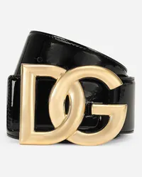 Dolce & Gabbana Cintura Logata - Donna Cinture Nero Nero