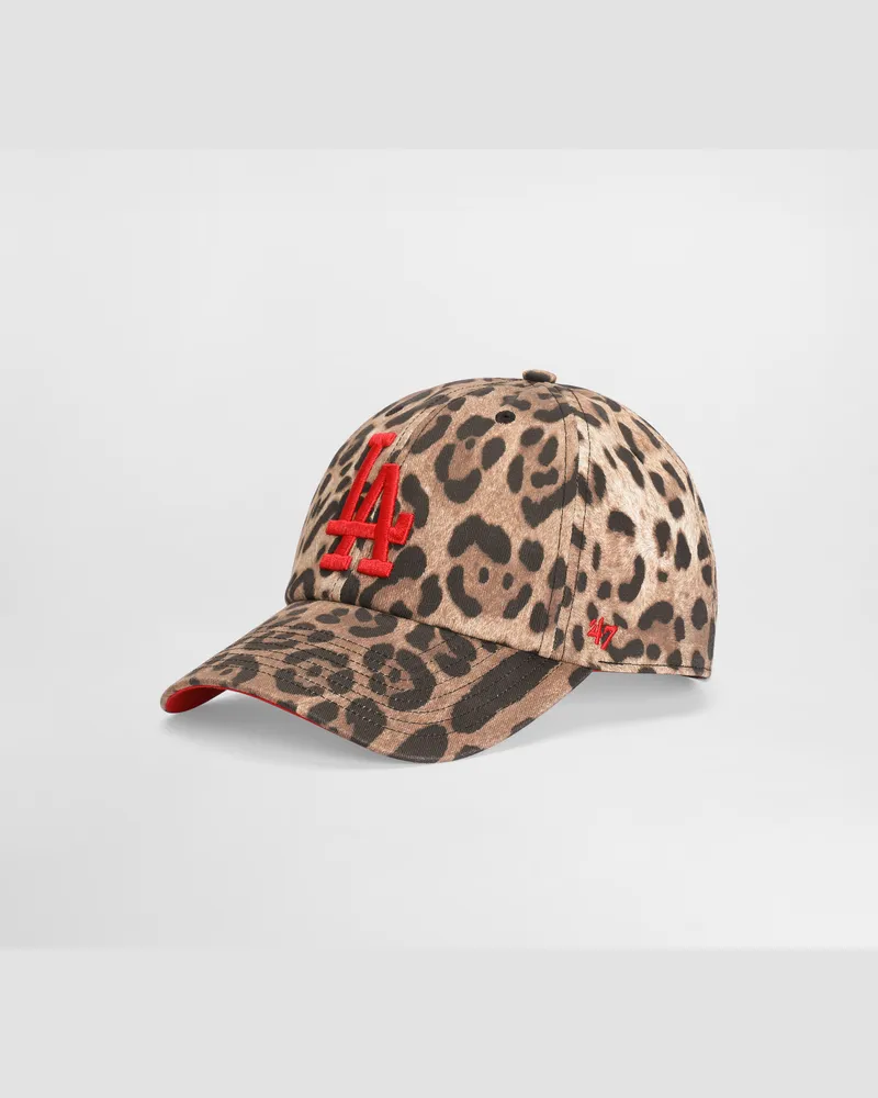 Dolce & Gabbana X ’47 Los Angeles Dodgers Cappello Baseball Stampa Leo - Uomo Cappelli E Guanti Stampa Animalier Leo