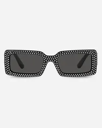 Dolce & Gabbana Occhiali Da Sole Dg Crystal - Donna Novità Nero Acetato Generic