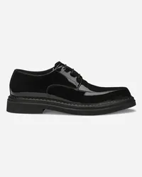 Dolce & Gabbana Derby In Vernice - Uomo Stringate Nero Pelle Nero