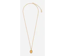 Necklace With Pendant - Uomo Bijoux Oro Metallo