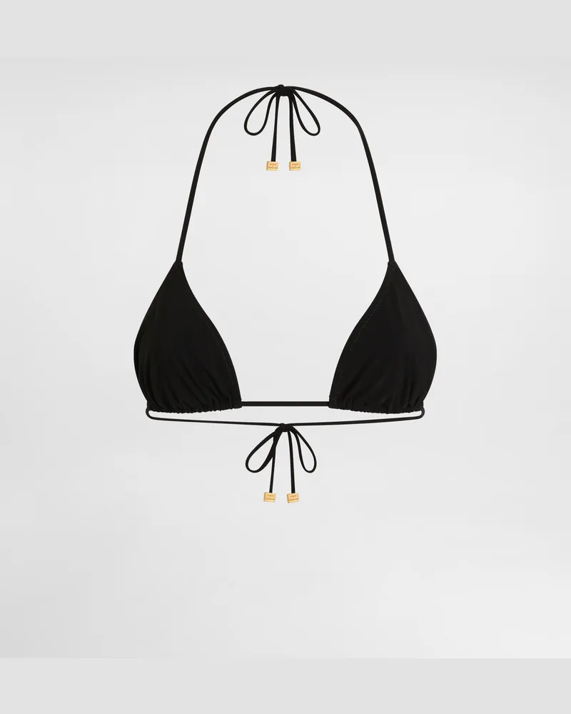 Dolce & Gabbana Reggiseno A Balconcino Da Mare Stampa Leopardo - Donna Beachwear Stampa Animalier Jersey Leo