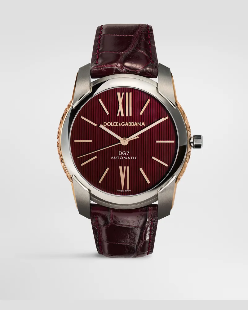 Dolce & Gabbana Orologio Dg7 Gattopardo - Uomo Orologi Bordeaux Bordeaux