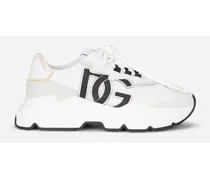 Sneakers Daymaster In Mix Materiali - Donna Sneaker Bianco Tessuto