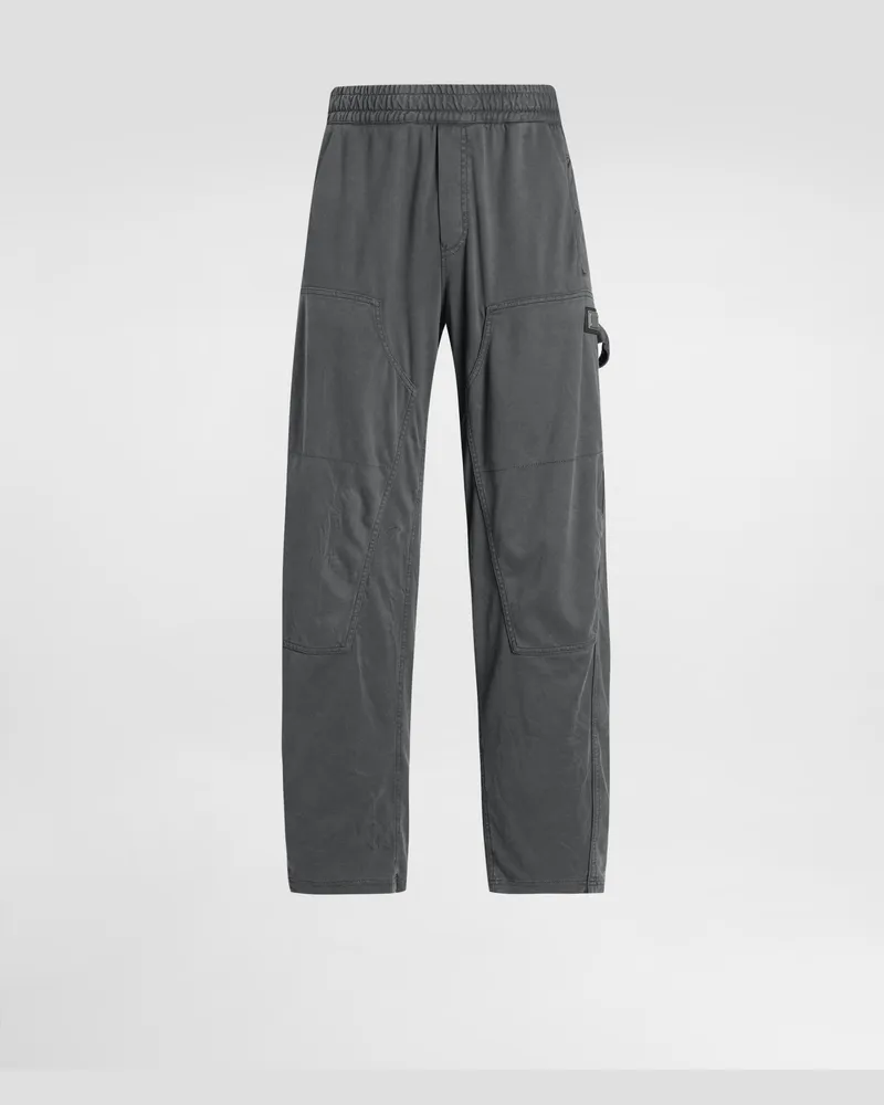 Dolce & Gabbana Pantaloni In Jersey Con Trattamento Anticato - Uomo Pantaloni E Shorts Multicolore Variante