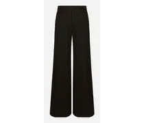 Pantalone Gamba Larga In Cotone Stretch - Uomo Pantaloni E Shorts Marrone Cotone