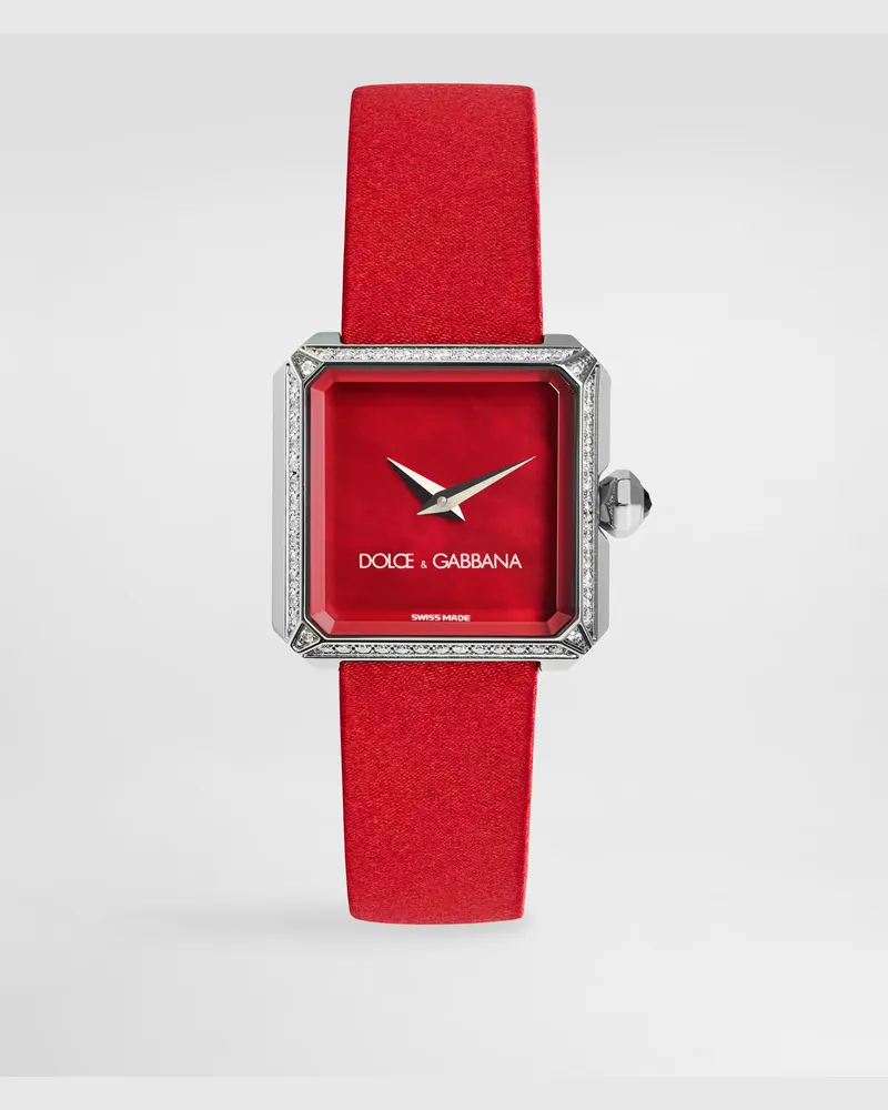 Dolce & Gabbana Sofia Steel Watch With Diamonds - Donna Orologi Rosso Rosso