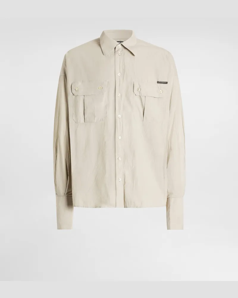 Dolce & Gabbana Camicia In Popeline - Uomo Camicie Multicolore Variante