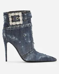 Dolce & Gabbana Stivaletto - Donna Stivali E Stivaletti Blu Denim Blu