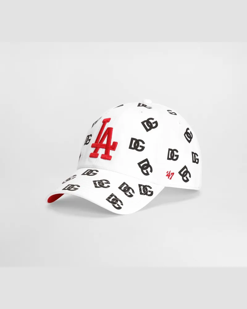 Dolce & Gabbana X ’47 Los Angeles Dodgers Cappello Baseball Stampa Logo - Uomo Cappelli E Guanti Multicolore Variante