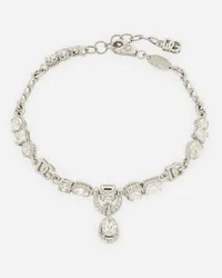 Dolce & Gabbana Bracciale Easy Diamond In Oro Bianco 18kt E Diamanti - Donna Bracciali Bianco Oro Bianco