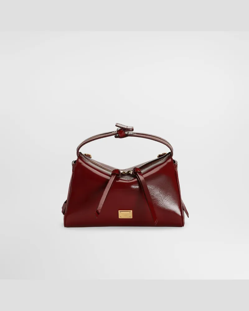 Dolce & Gabbana Borsa A Mano Vittoria In Pelle Di Vitello - Donna Borse A Spalla E Tracolla Rosso Rosso