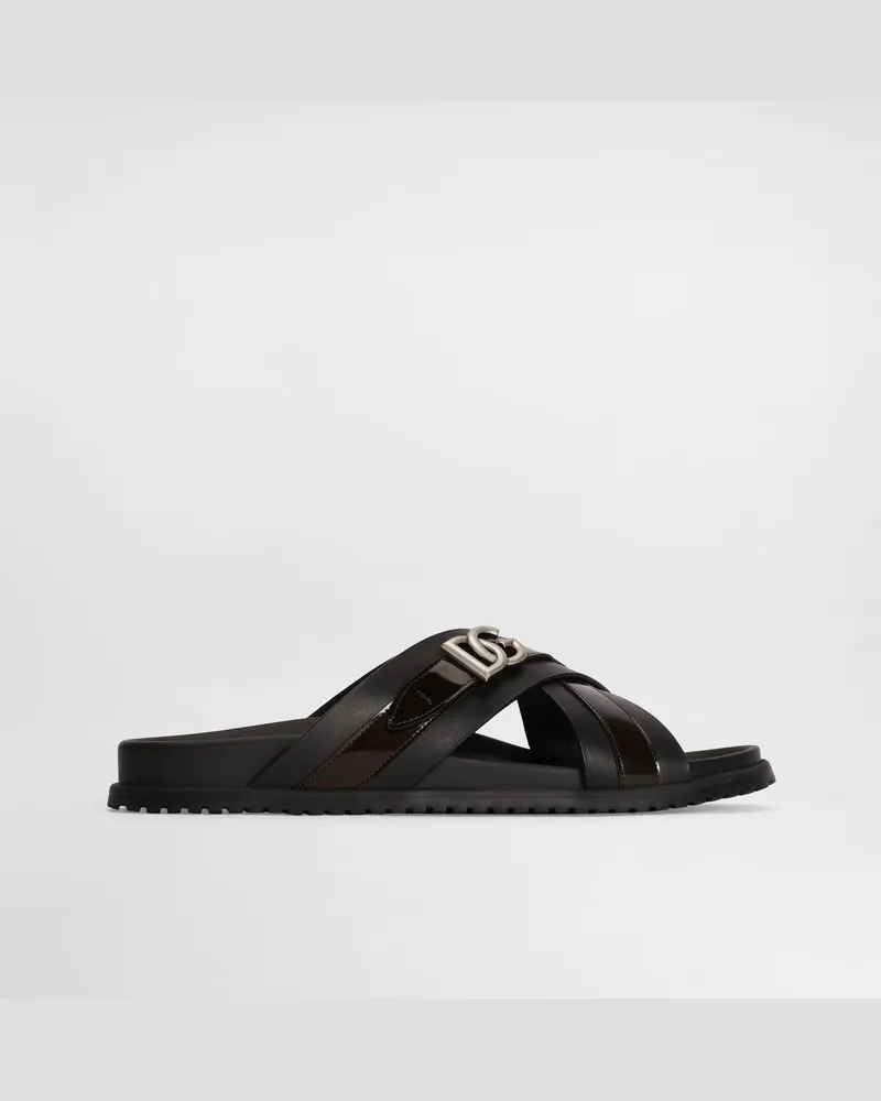 Dolce & Gabbana Sandalo In Vacchetta - Uomo Sandali E Slide Multicolore Multicolore
