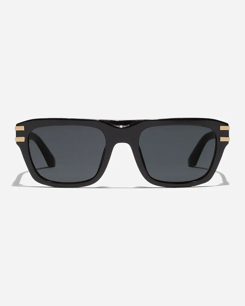 Dolce & Gabbana Occhiali Da Sole Dg Griffe - Uomo Novità Nero Acetato Generic