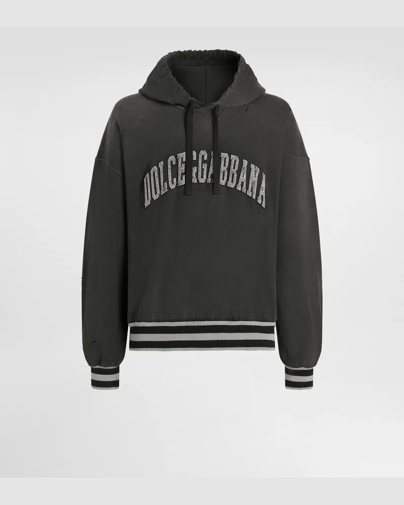 Dolce & Gabbana Felpa Con Cappuccio Con Stampa - Uomo Felpe Multicolore Variante