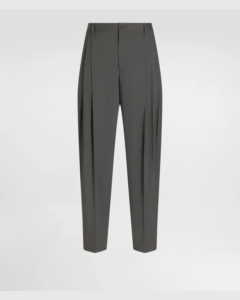 Dolce & Gabbana Pantaloni In Lana - Uomo Collection 