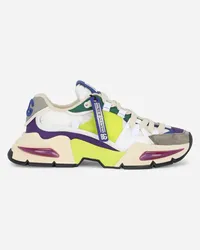 Dolce & Gabbana Sneaker Air Master In Mix Materiali - Donna Sneaker Multicolore Multicolor