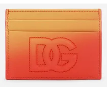 Portacarte Dg Logo - Donna Portafogli E Piccola Pelletteria Arancione