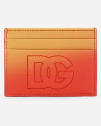 Dolce & Gabbana Portacarte Dg Logo - Donna Portafogli E Piccola Pelletteria Arancione Arancione